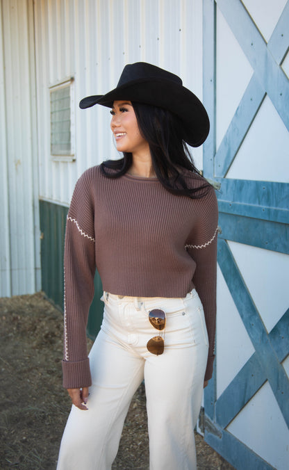 not how you hoped cropped sweater