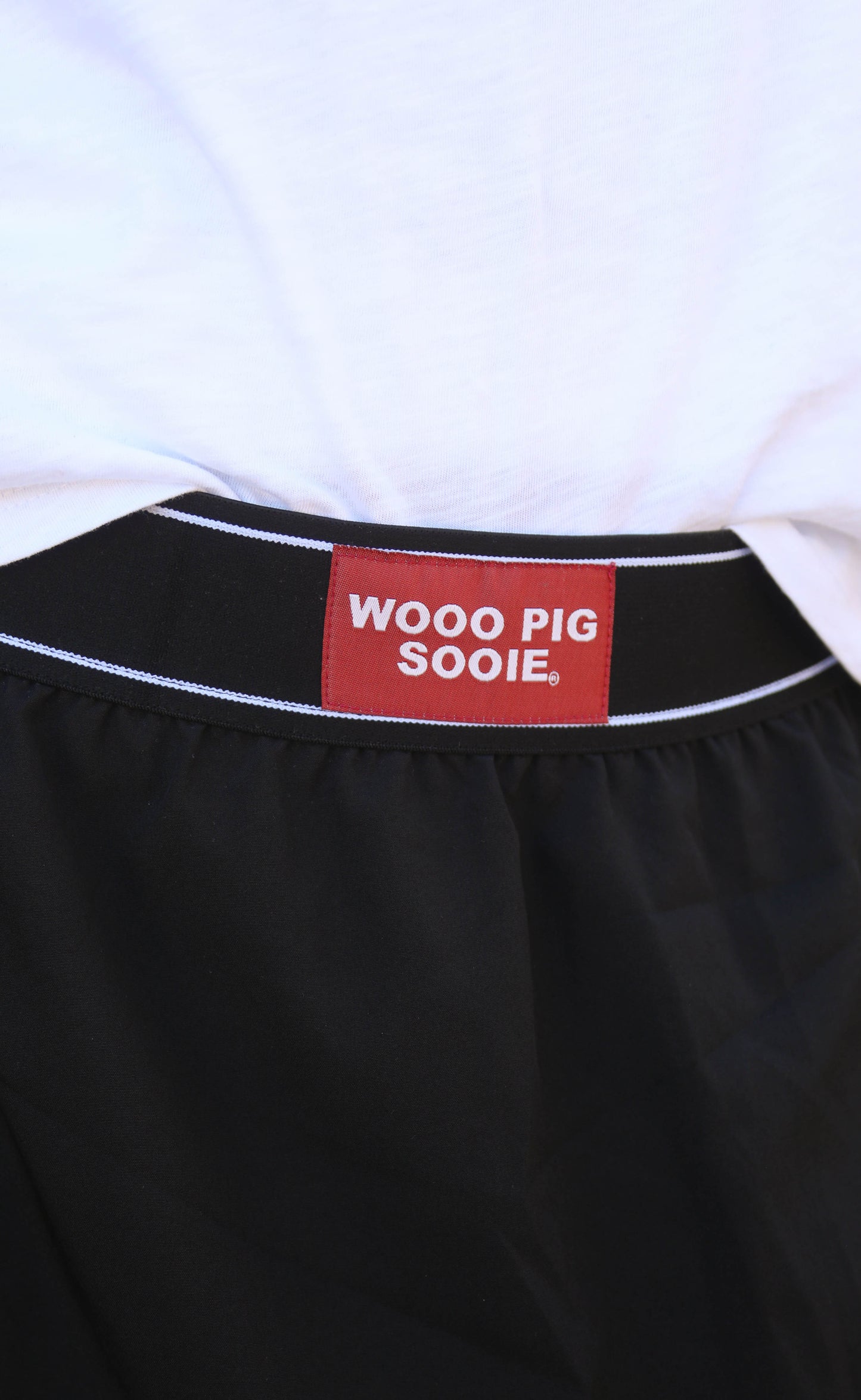 wooo pig sooie patch tennis skirt