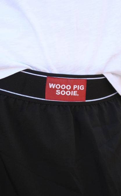 wooo pig sooie patch tennis skirt