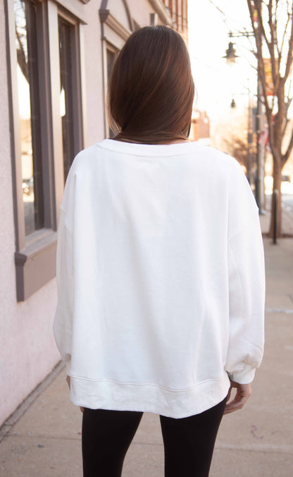 arkansas all star distressed pullover