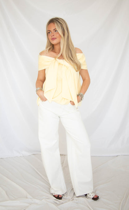 thrill me off the shoulder top