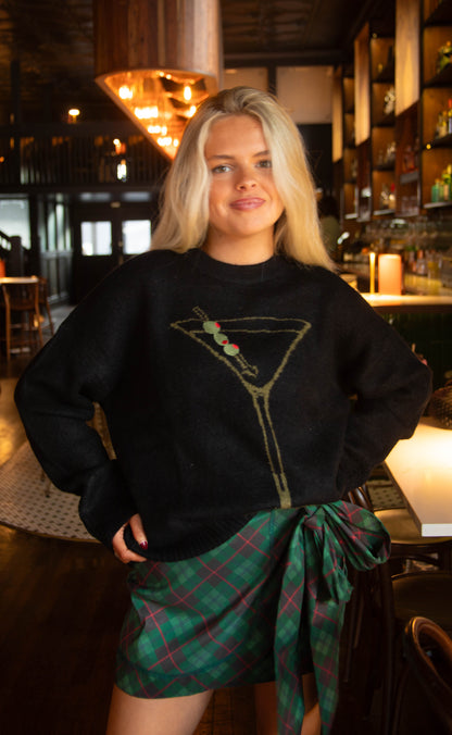 show me your mumu: settle in sweater - dirty martini knit