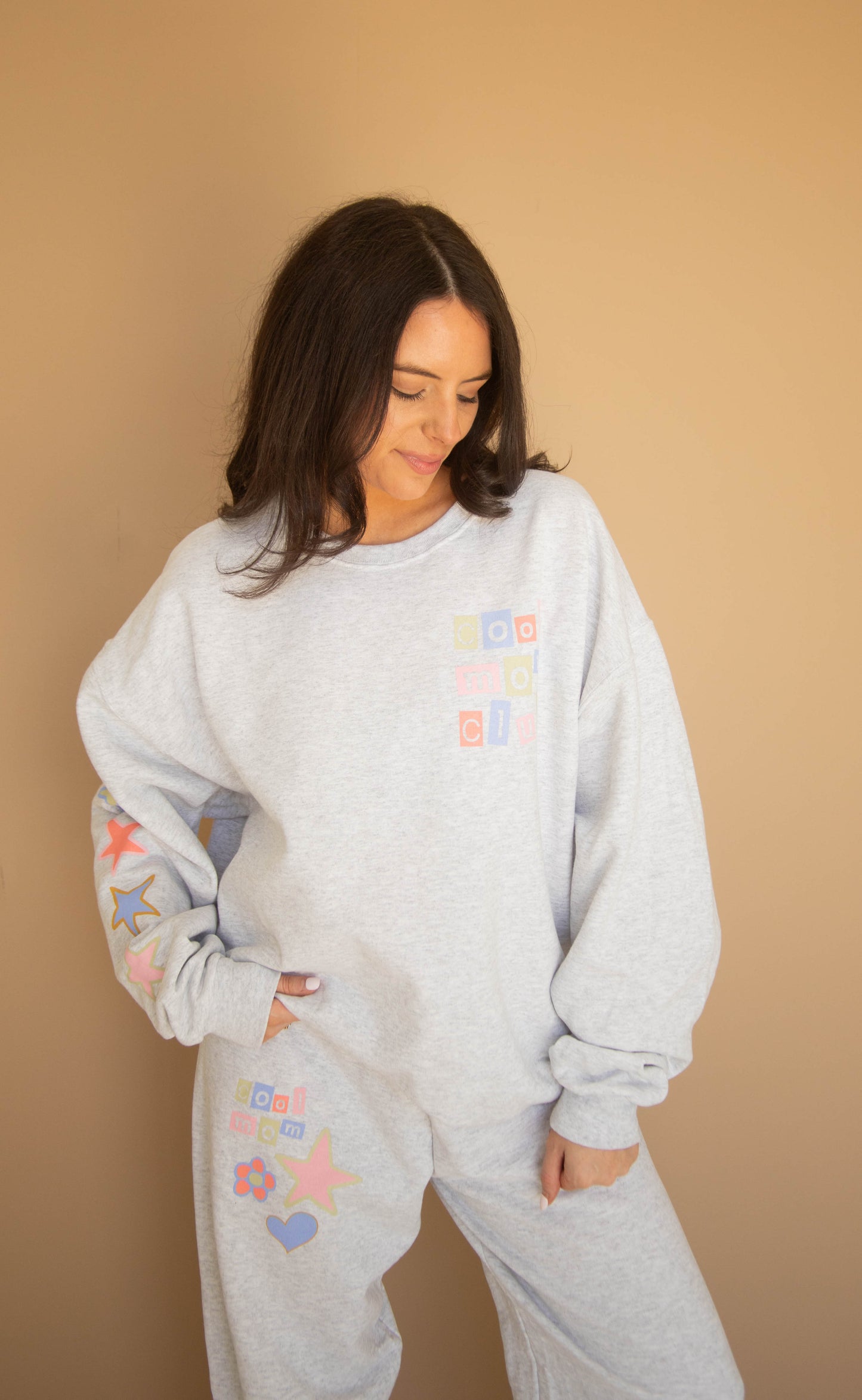 friday + saturday: cool mom sweatshirt
