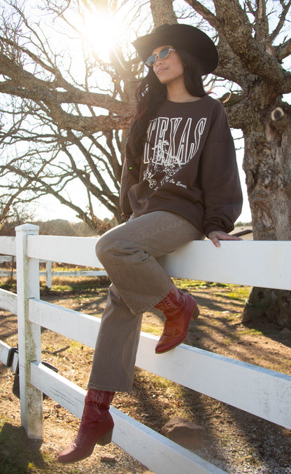 charlie southern: texas like no place on earth sweatshirt