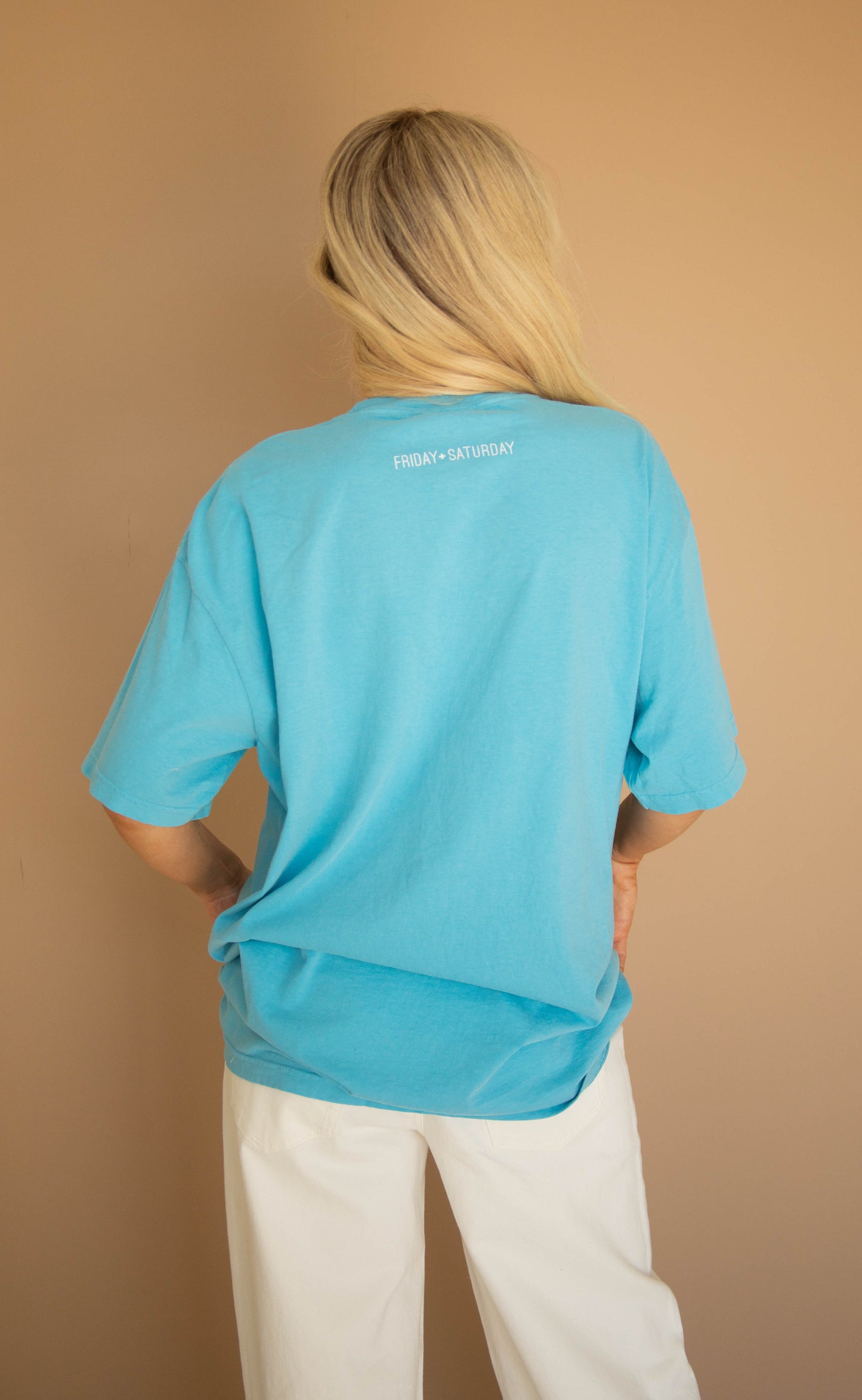 friday + saturday: mama needs a cocktail tee - teal