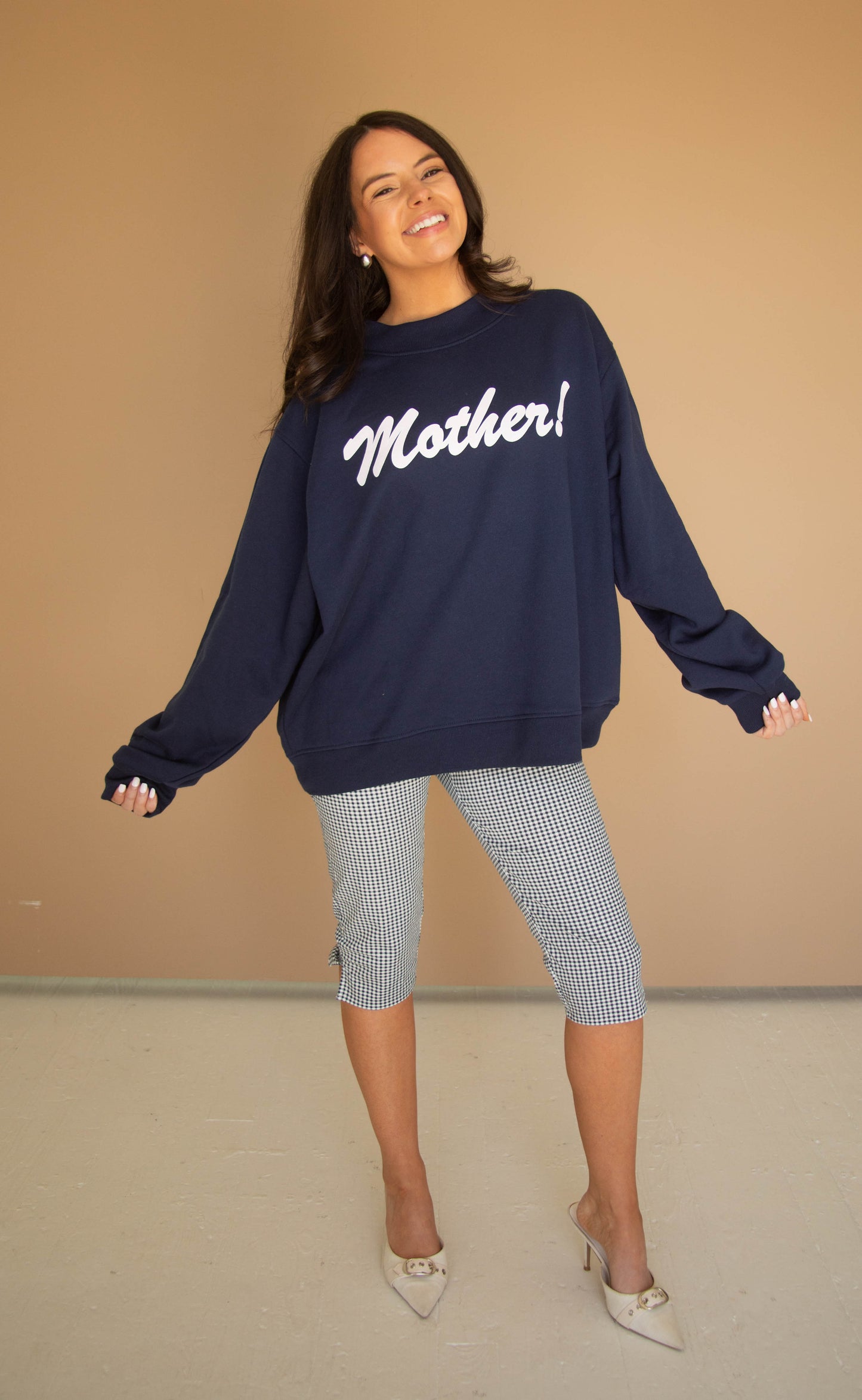 friday + saturday: mother mockneck - navy