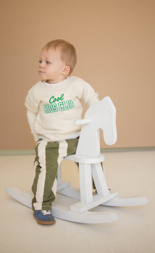 friday + saturday: cool kids club toddler sweatshirt