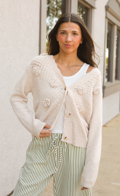 fall garden cardigan
