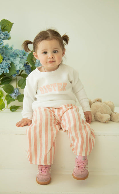 charlie southern: sister toddler sweatshirt