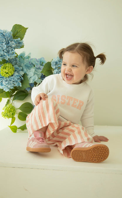 charlie southern: sister toddler sweatshirt