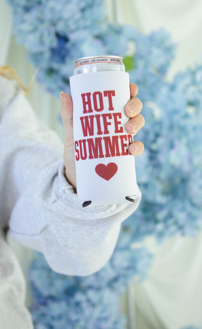 friday + saturday: hot wife summer koozie