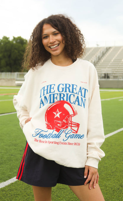 charlie southern: great american football game sweatshirt