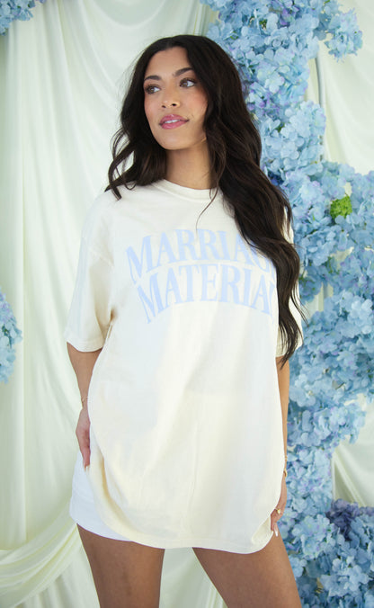 friday + saturday: marriage material tee