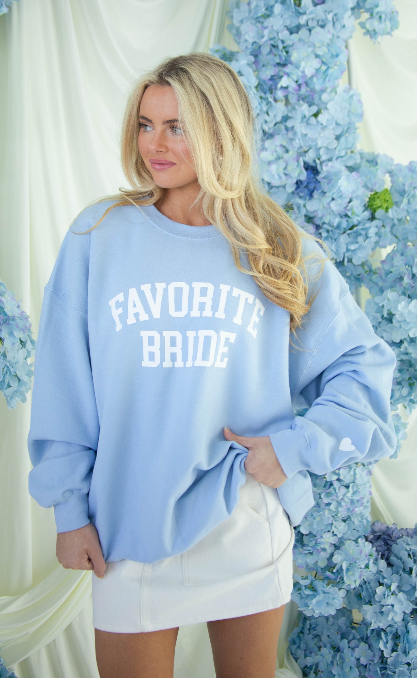 friday + saturday: favorite bride sweatshirt