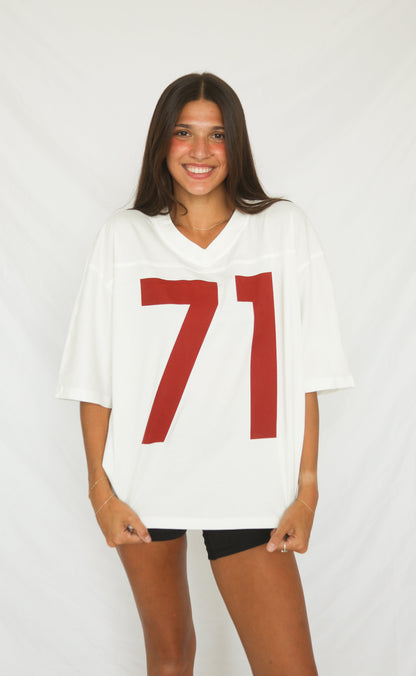arkansas oversized tee
