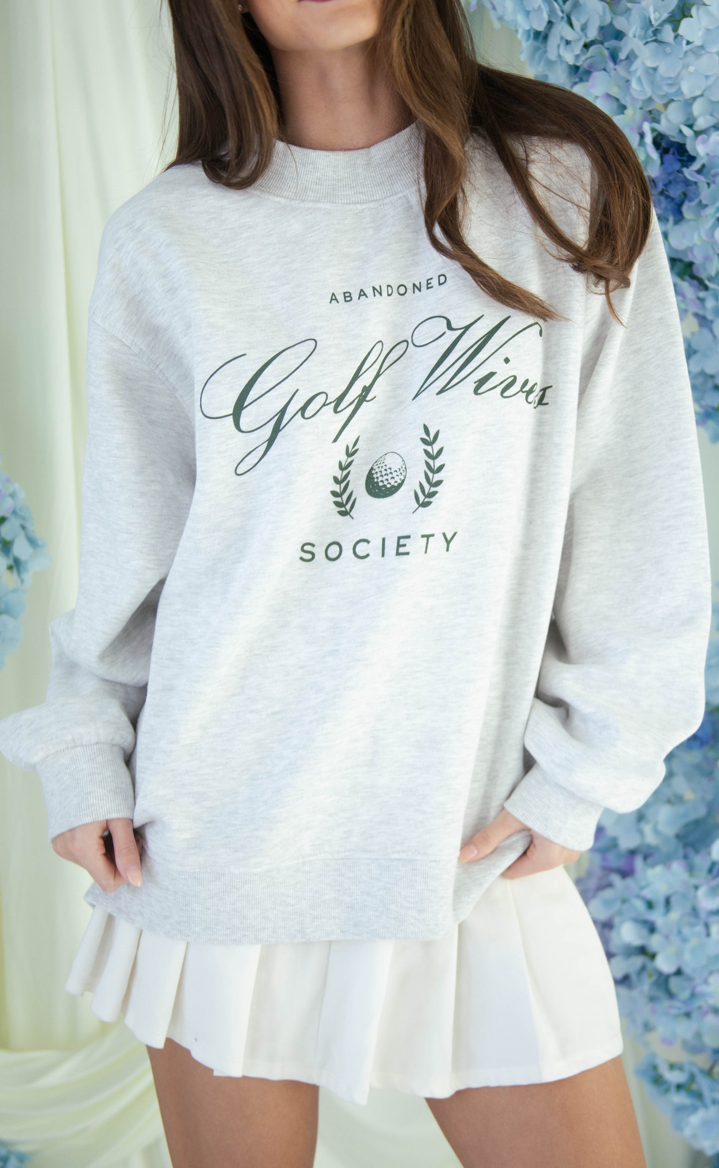friday + saturday: golf wives mockneck