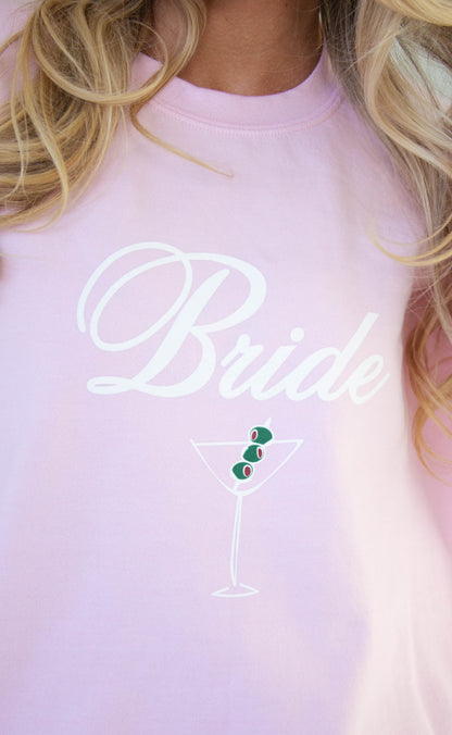 friday + saturday: bride tini sweatshirt