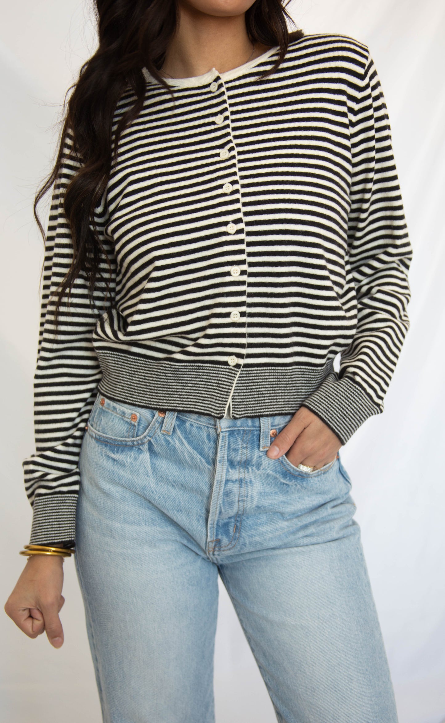 crisp lines cardigan