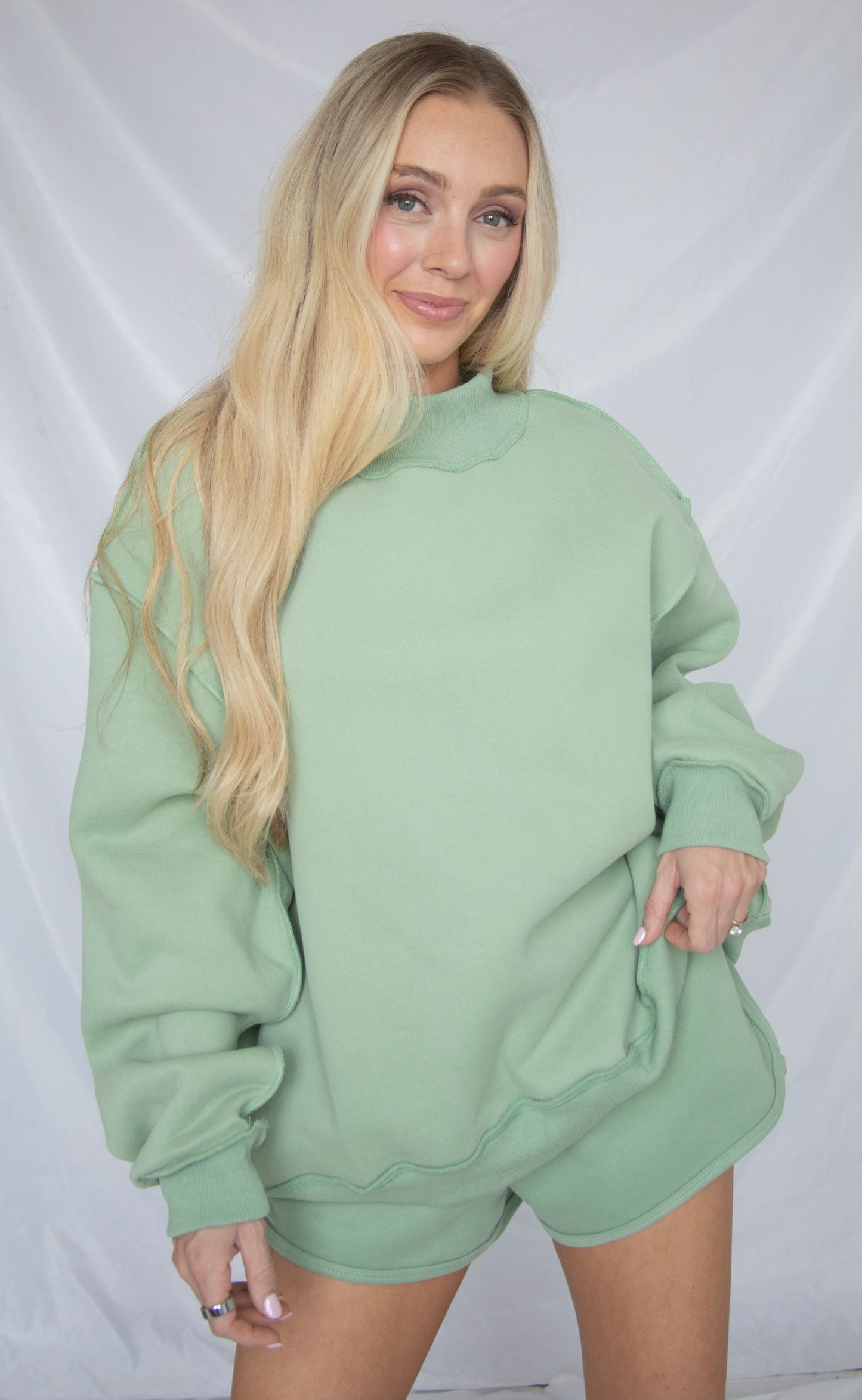 gotta have it mockneck set - sage