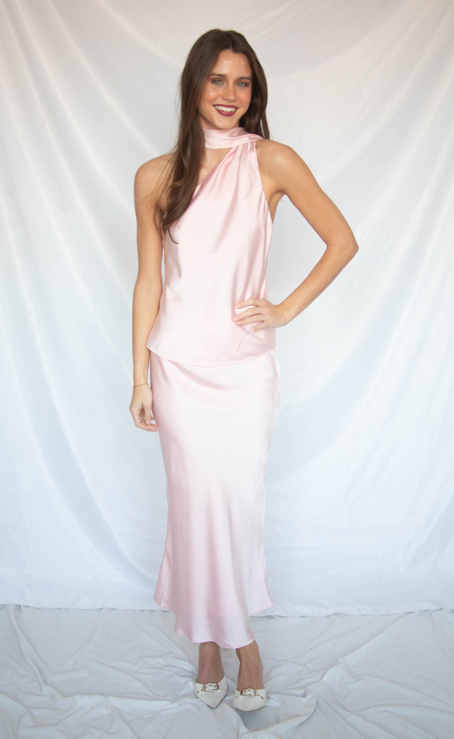 can't get enough silky set - baby pink