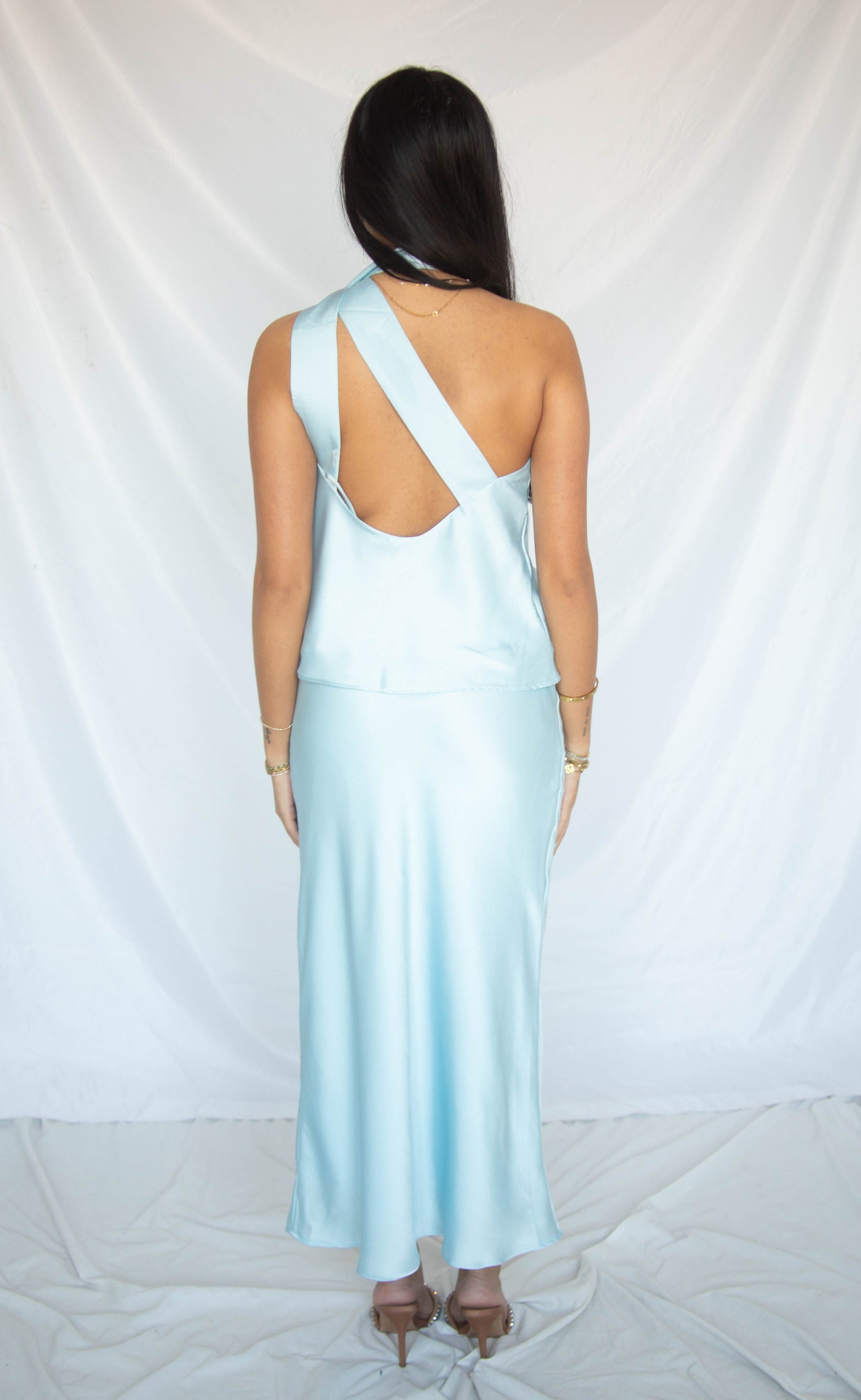 can't get enough silky set - baby blue