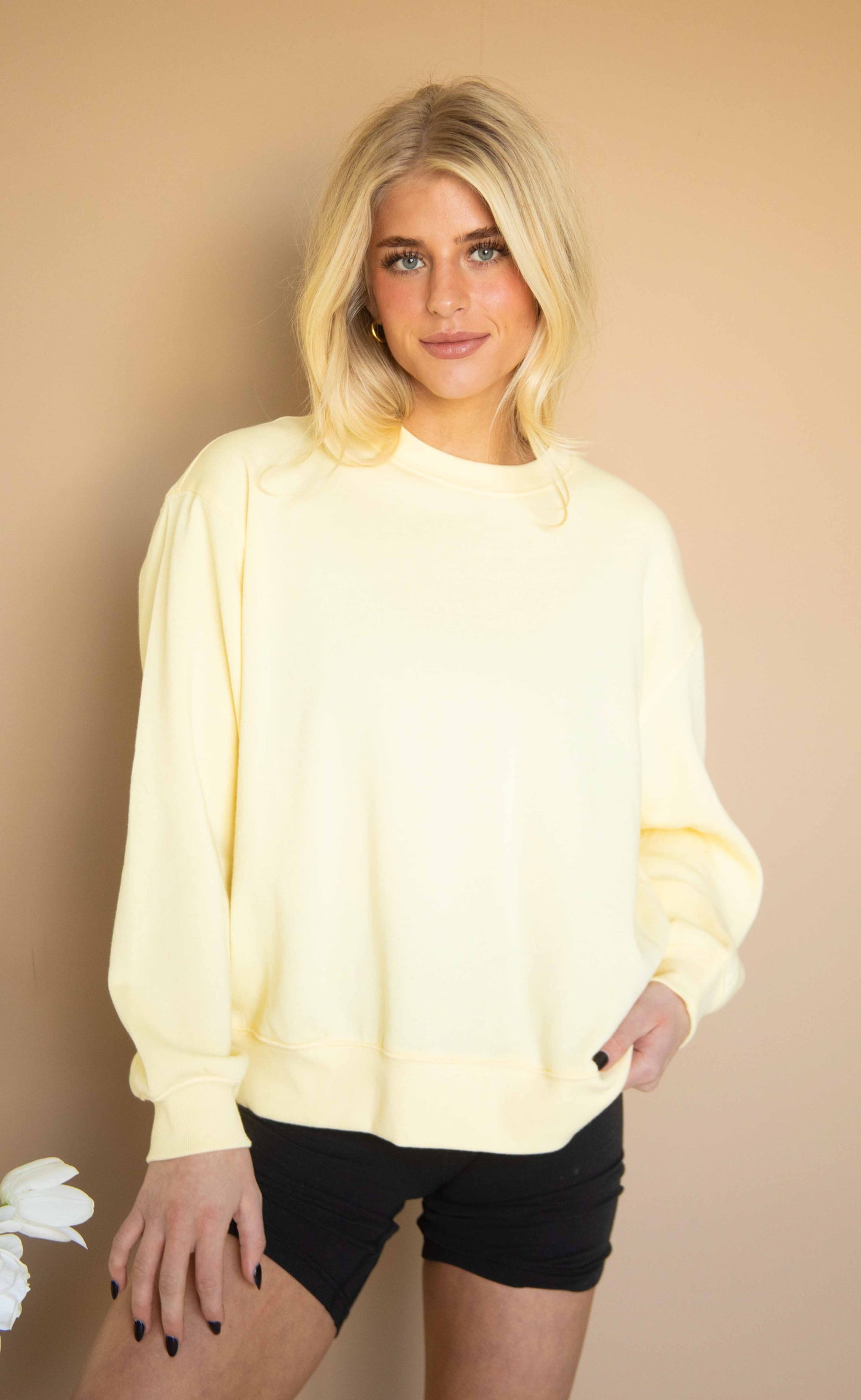 z supply: boyfriend sweatshirt - sunnyside