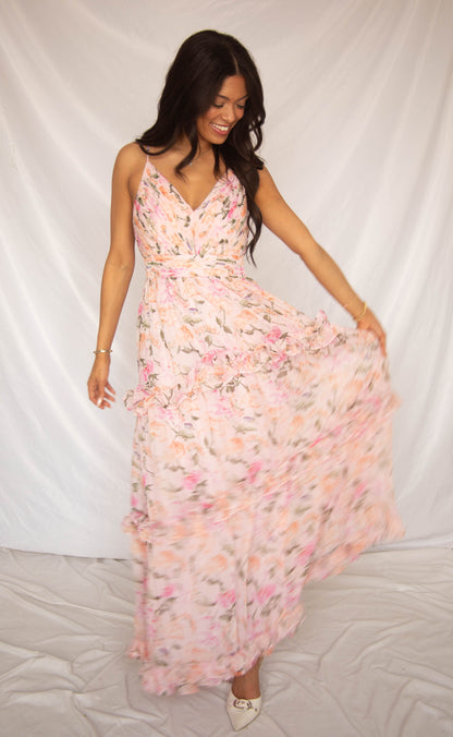 astr: ayanna dress - pink floral