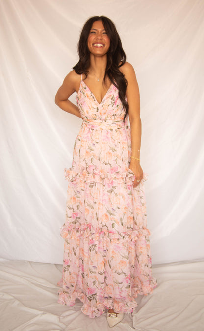 astr: ayanna dress - pink floral