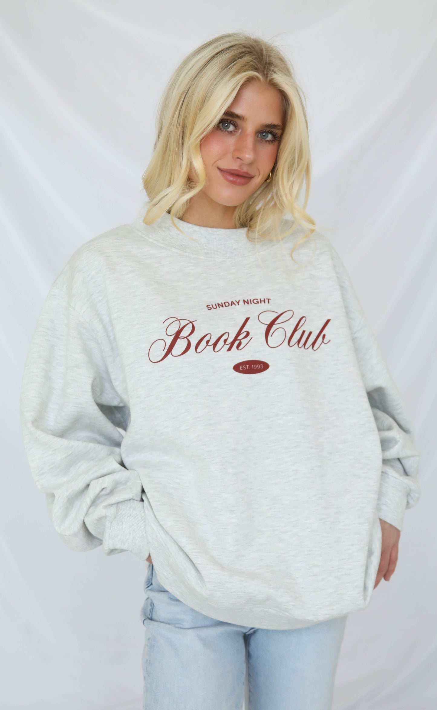 charlie southern x jo johnson overby: sunday night book club mock neck