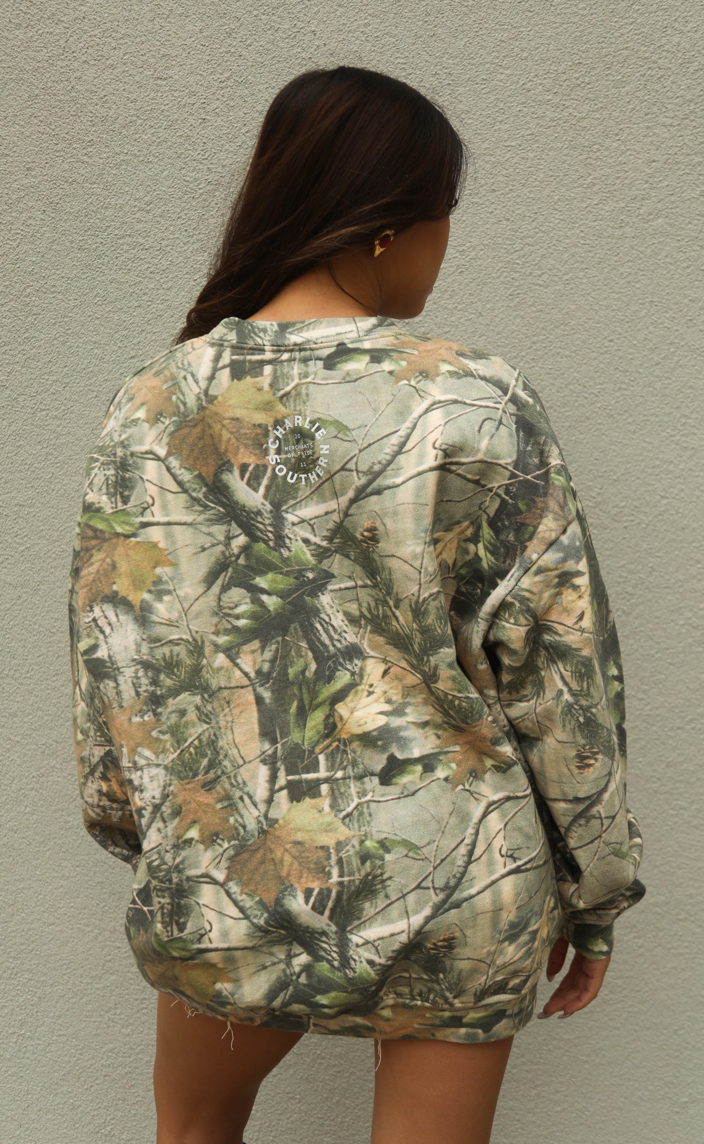 charlie southern: members only camo sweatshirt