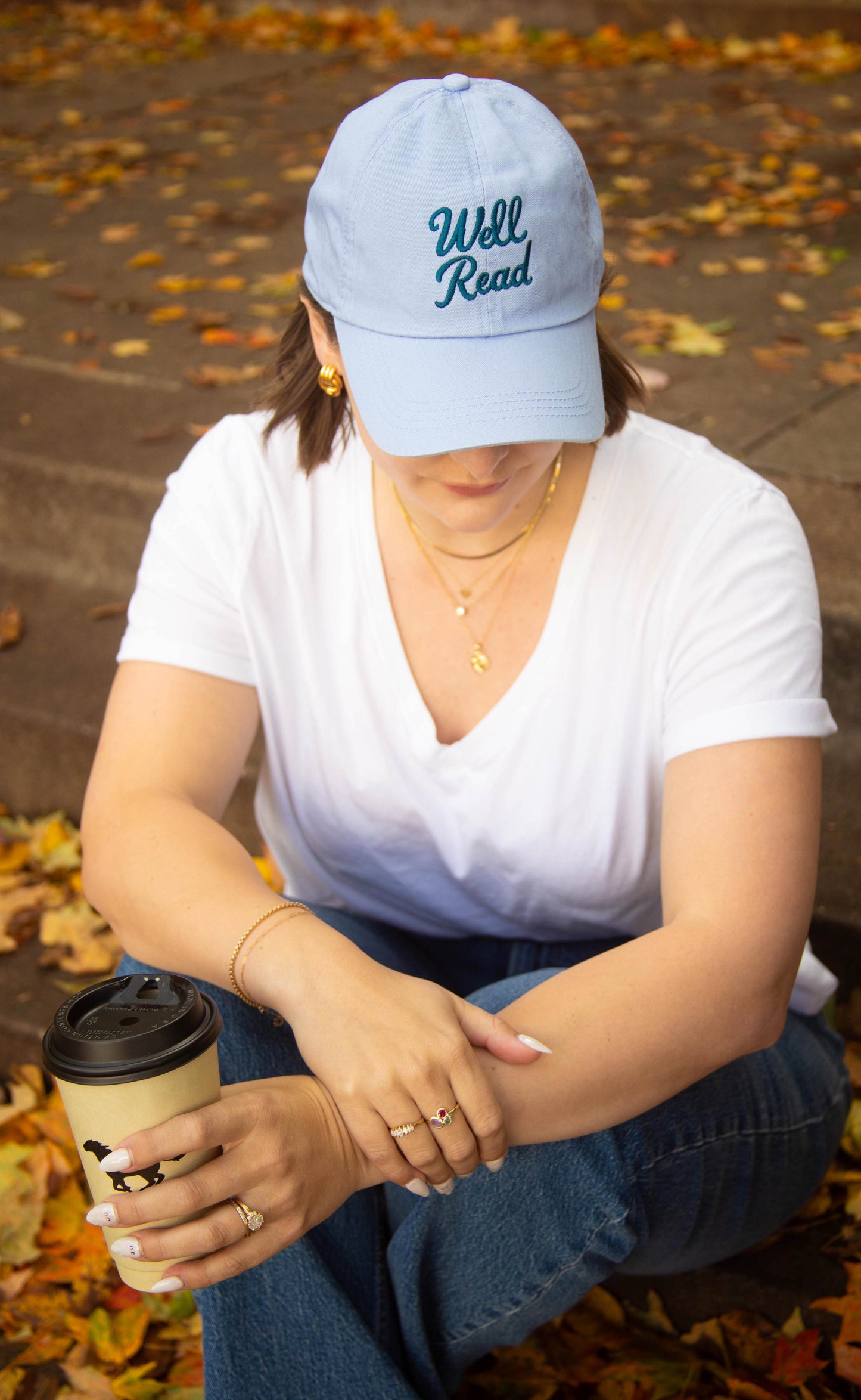 friday + saturday x jo johnson overby: well read dad hat