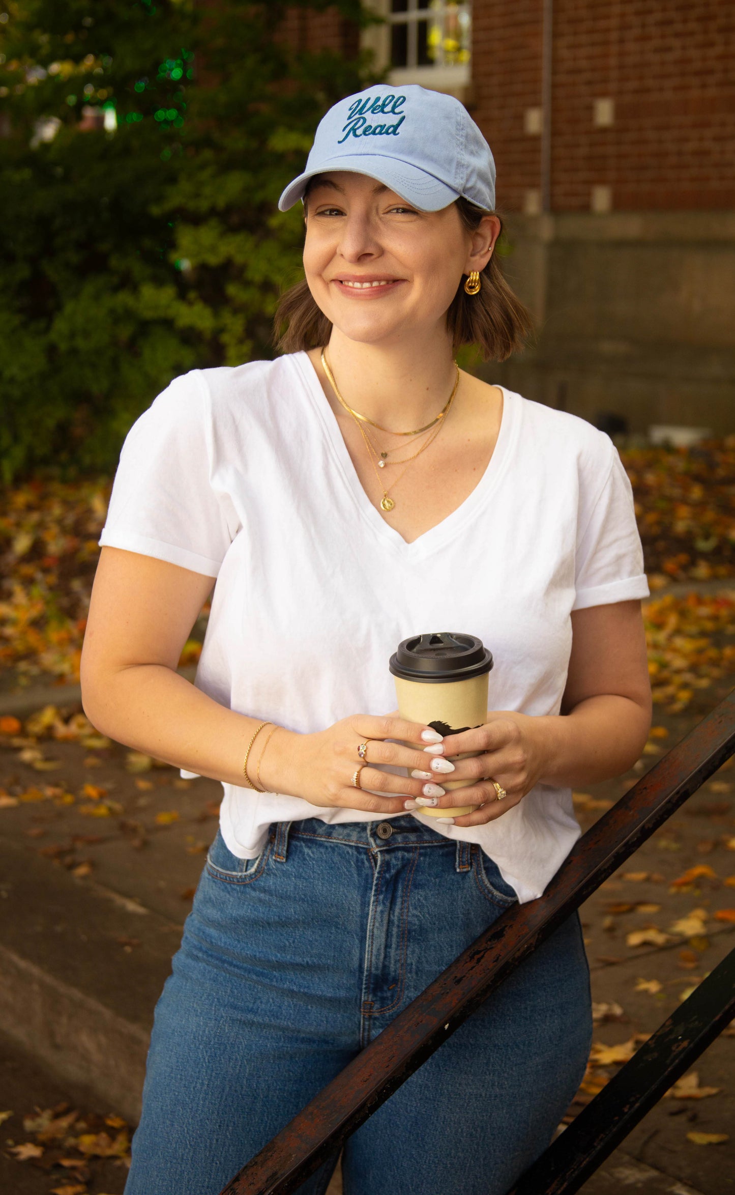 friday + saturday x jo johnson overby: well read dad hat