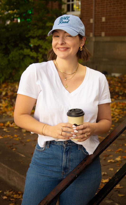 friday + saturday x jo johnson overby: well read dad hat