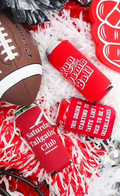 charlie southern: run the damn ball drink sleeve