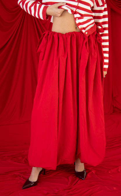 firecracker flare maxi skirt