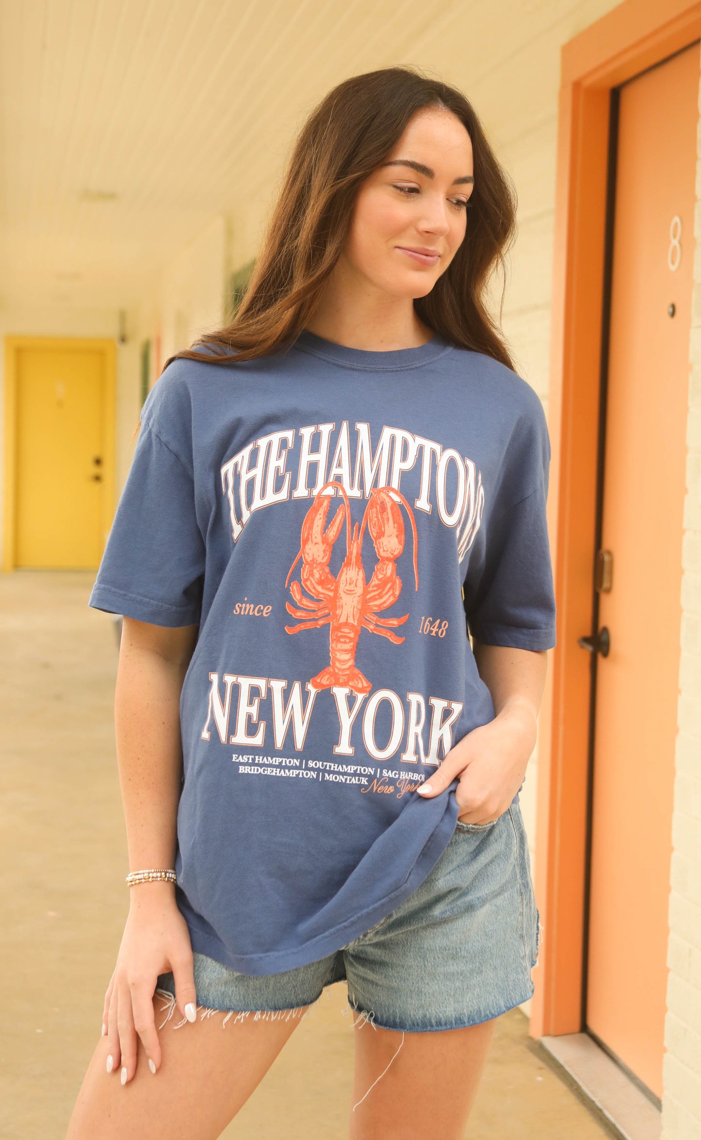 friday + saturday: hamptons lobster t shirt