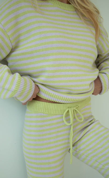 stay with me striped set