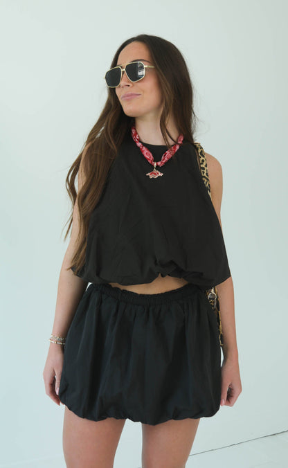back talk top - black