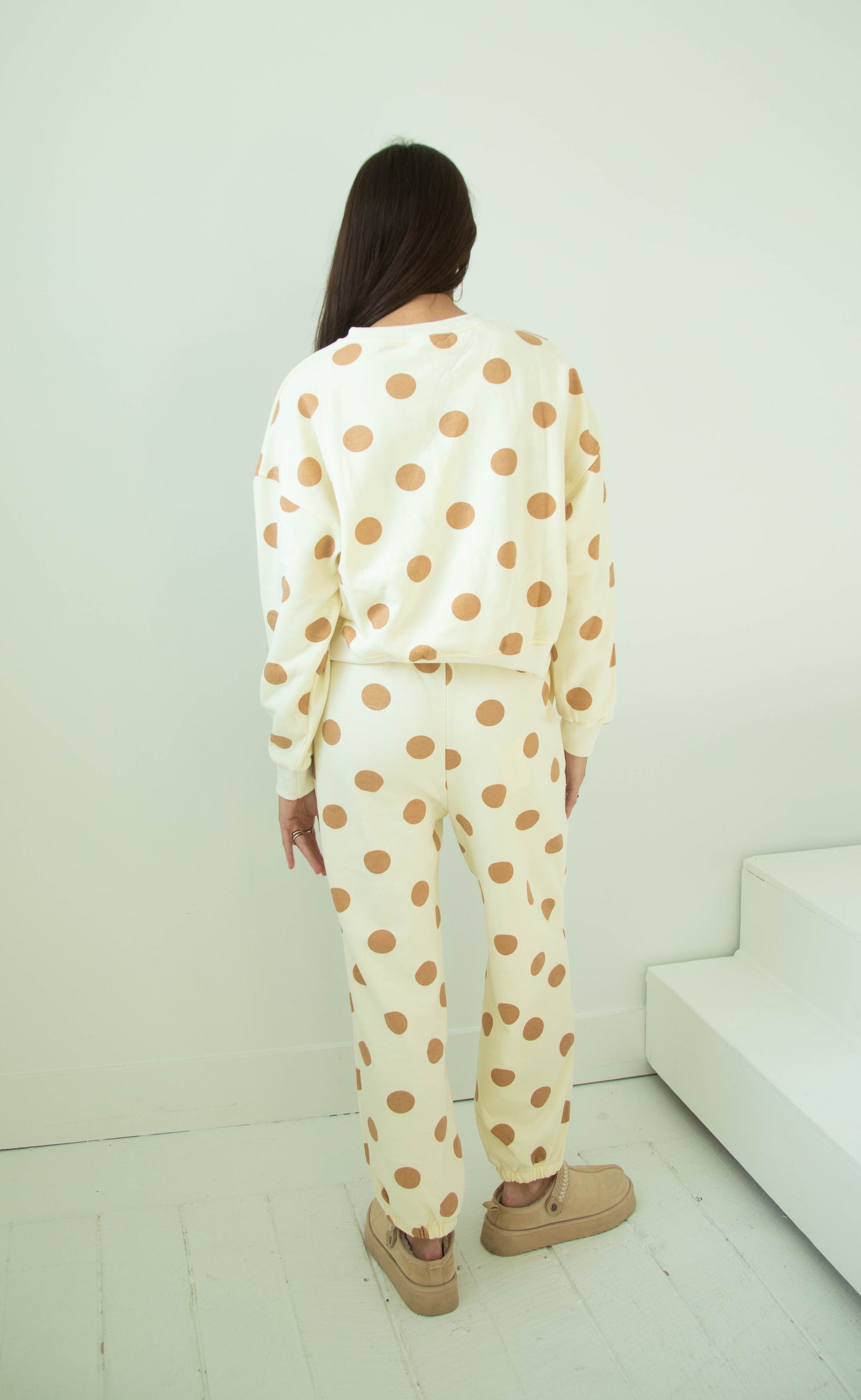 feeling cute polka dot set