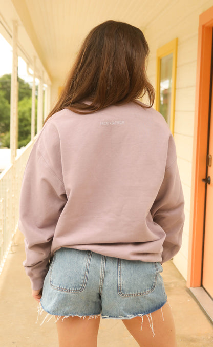 friday + saturday: everyday is a sunday sweatshirt