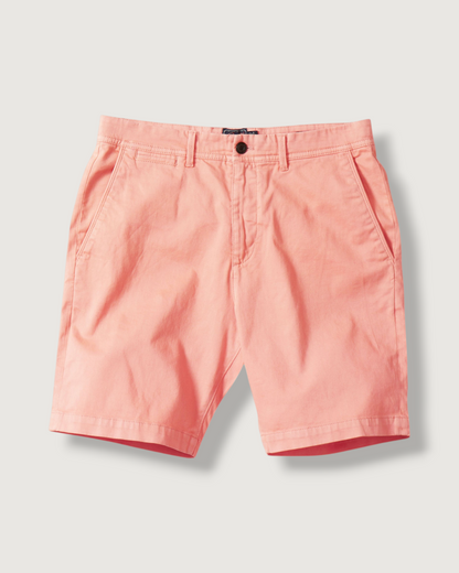 Precision Stretch Chino Shorts 8" - Coral Haze