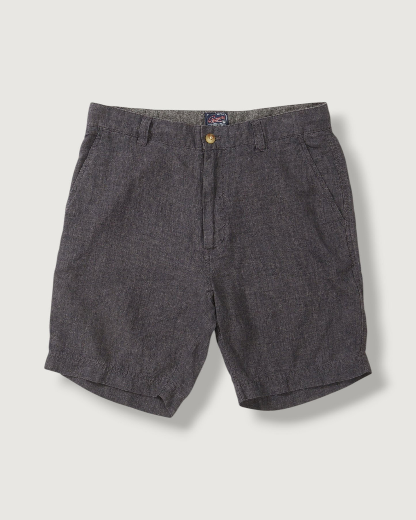 Aventura Washed Linen Shorts - Charcoal