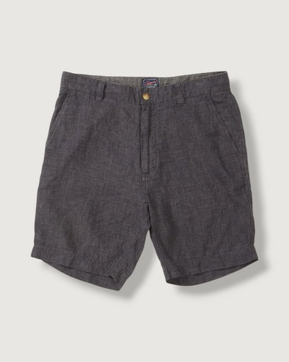 Aventura Washed Linen Shorts - Charcoal