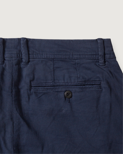 Precision Stretch Chino Shorts 8" - Navy
