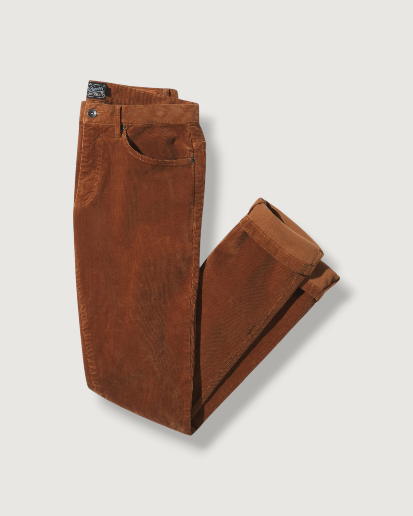 Burlington 5 Pocket Stretch Corduroy - Rawhide