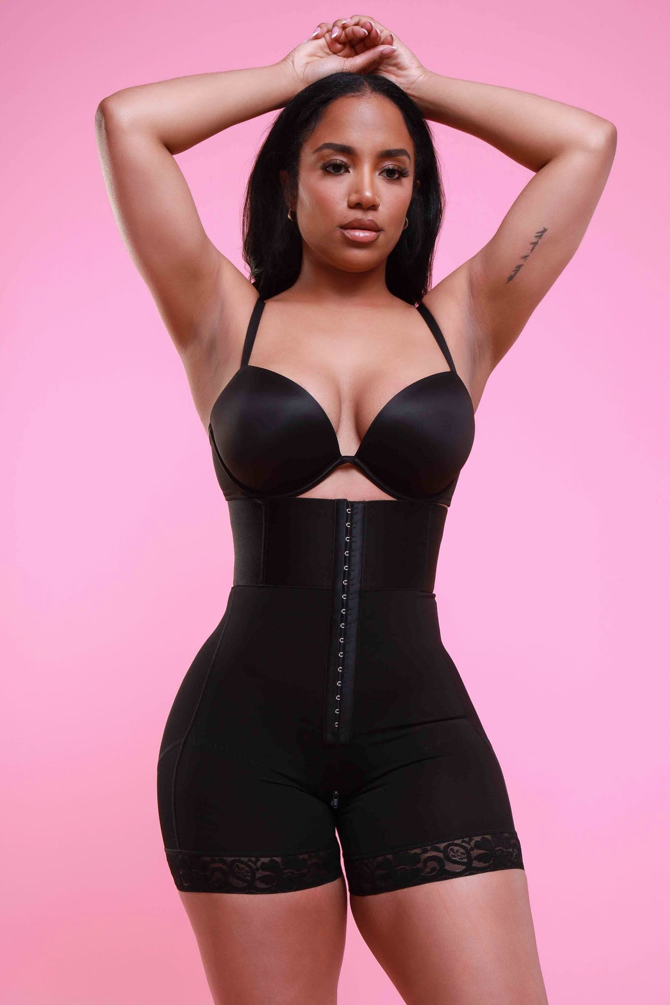 Faja No Bra Strapless Band Support - Black No. 218