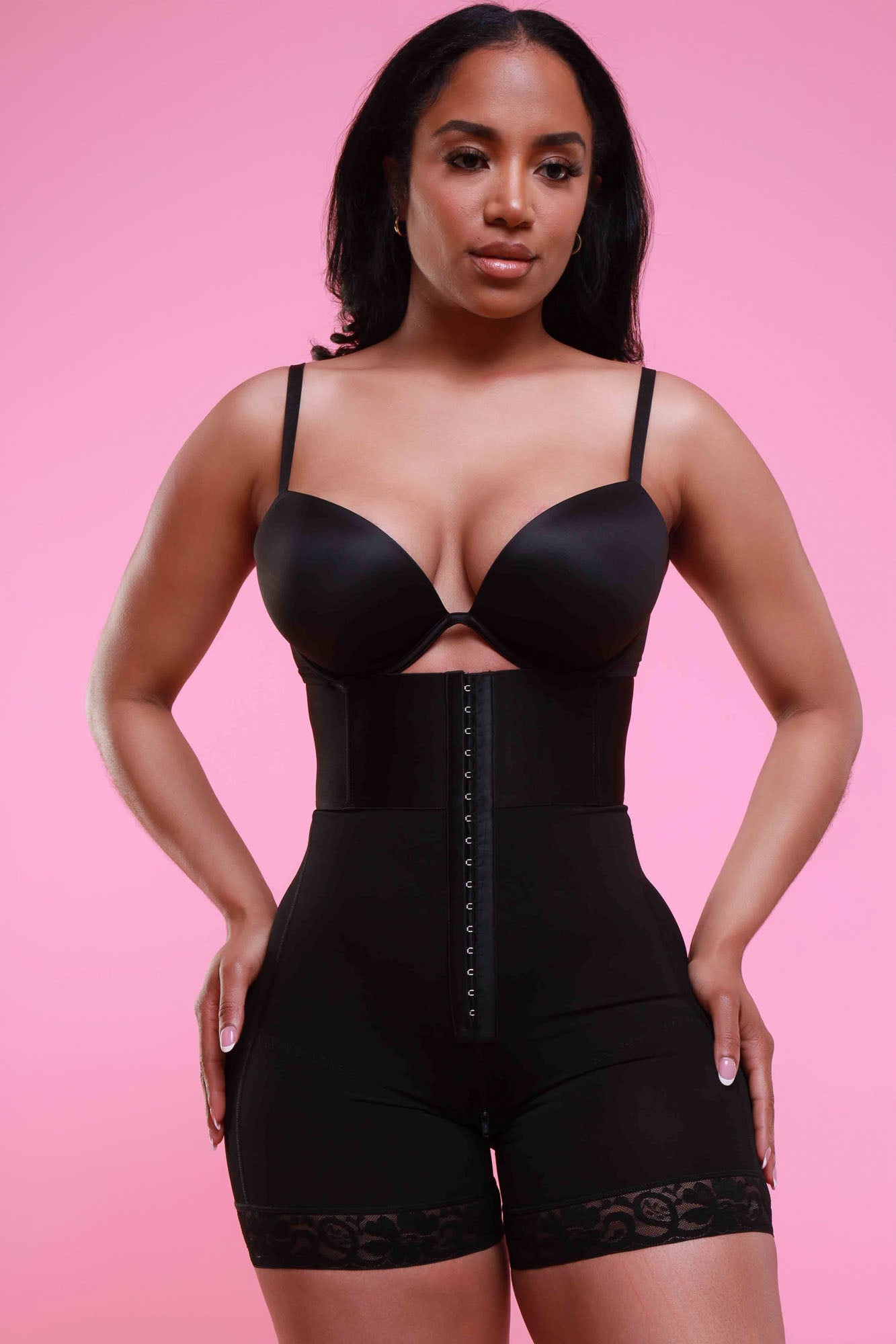 Faja No Bra Strapless Band Support - Black No. 218