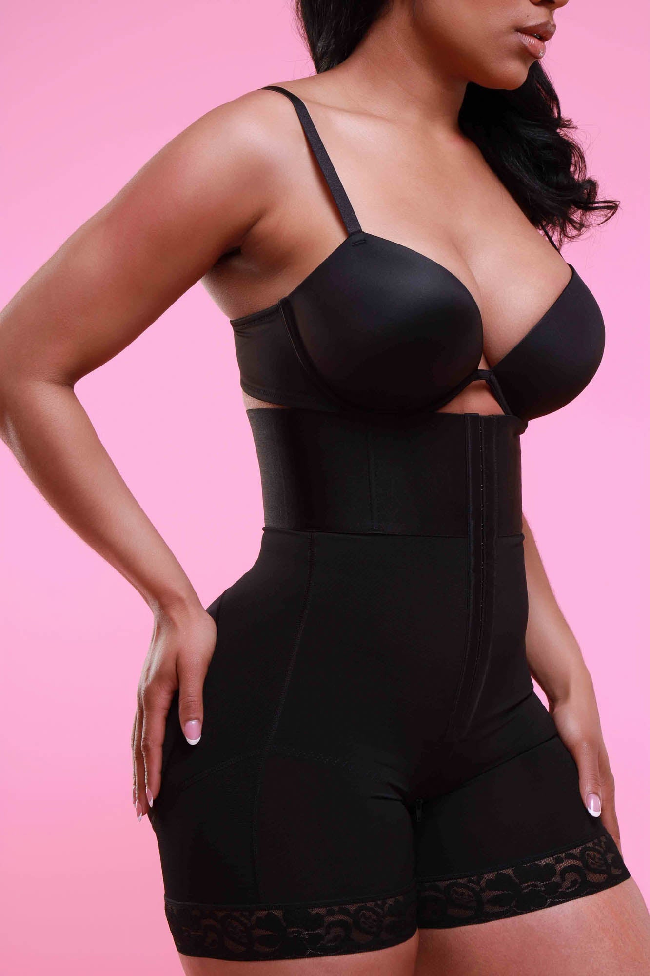 Faja No Bra Strapless Band Support - Black No. 218