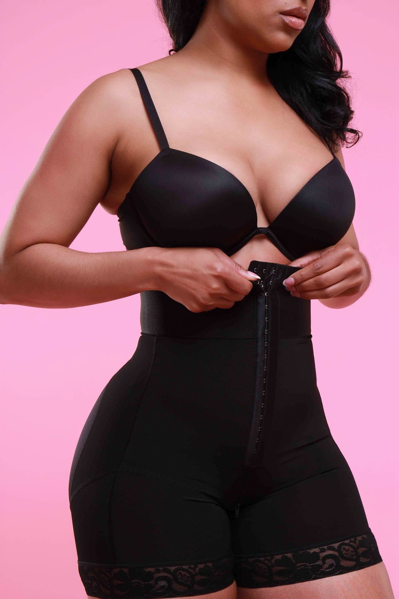 Faja No Bra Strapless Band Support - Black No. 218