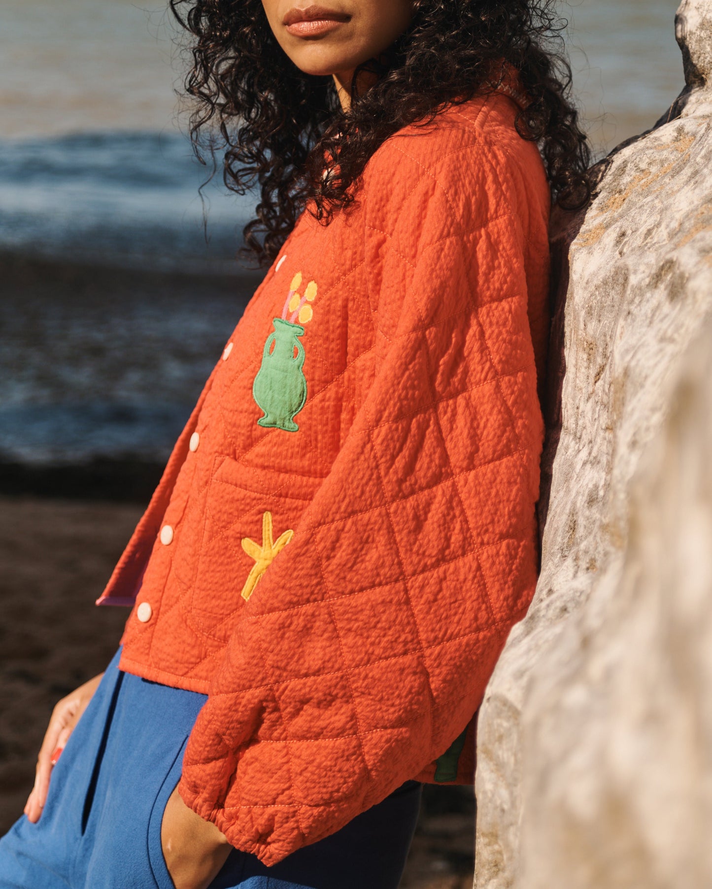 Lowie Applique Red Sea Jacket